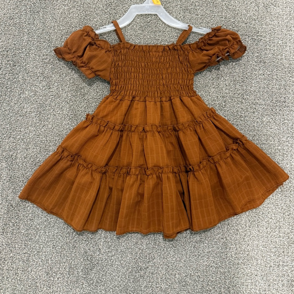 Charming Brown Kids Dress
